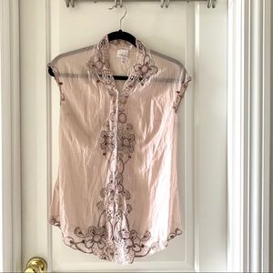 Blush lace top from Bali